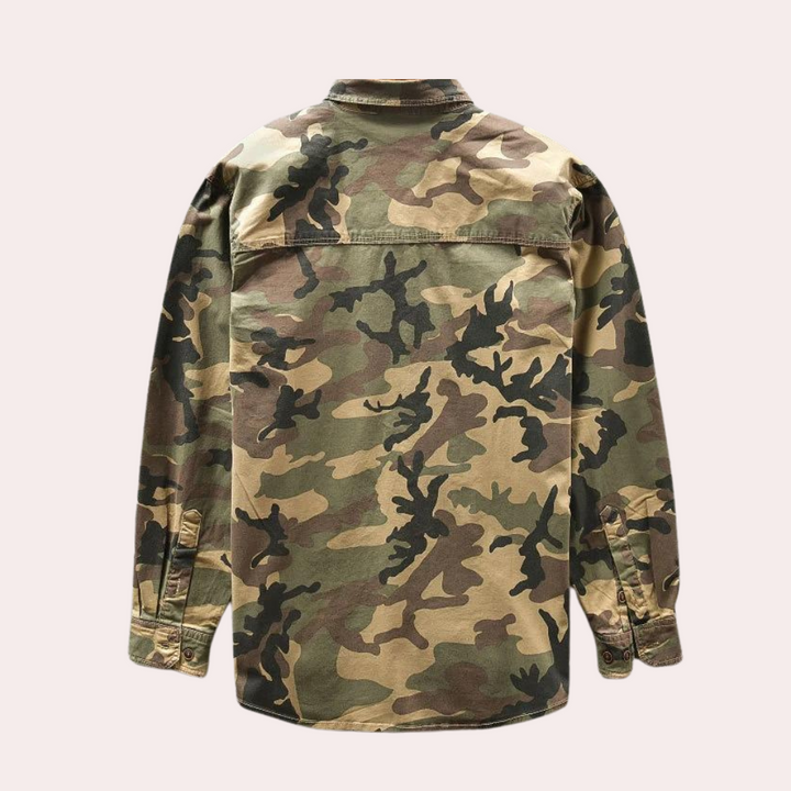 Jakub - Moderne Camouflageskjorte til Mænd