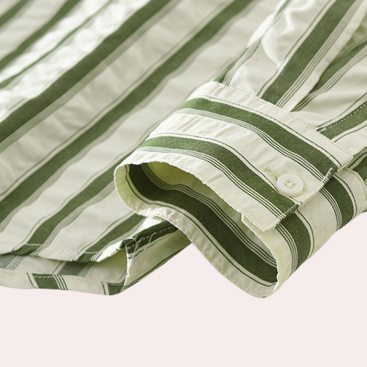 Branko - Trendy Stribet Herreskjorte med Moderne Stil