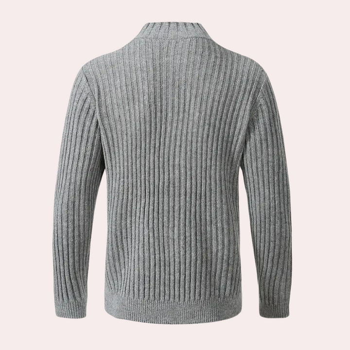 ETHAN - Blød Strikcardigan til Herrer