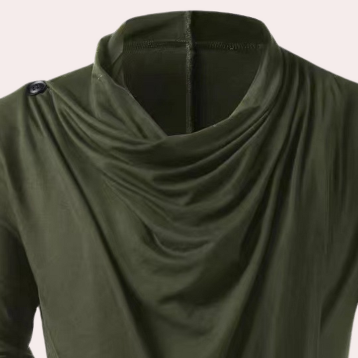 CRAIG - Asymmetrisk Langærmet T-Shirt til Mænd